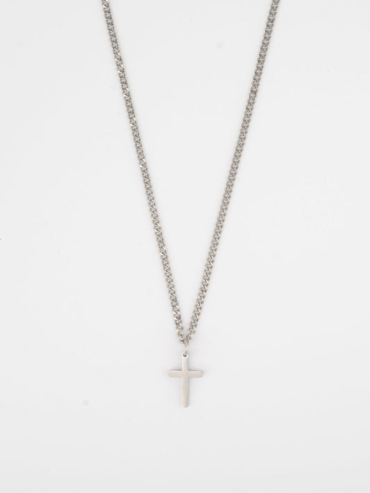 Collar con cruz | Plata