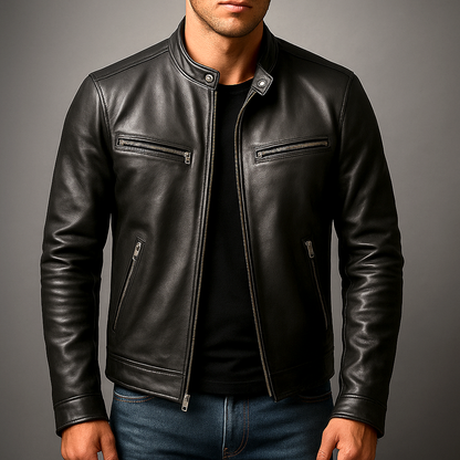 Chaqueta de cuero vintage