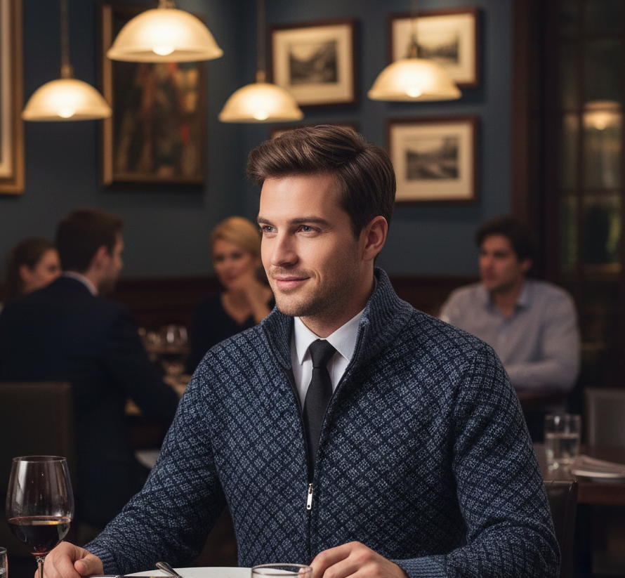 Oliver | Cárdigan casual elegante