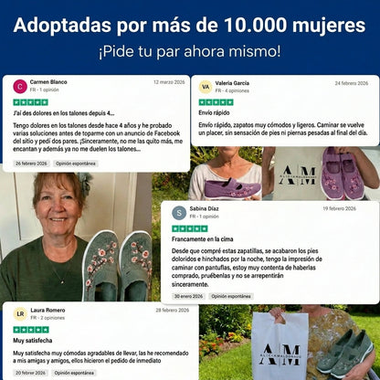 Flora™ | Zapatillas florales con comodidad ortopédica