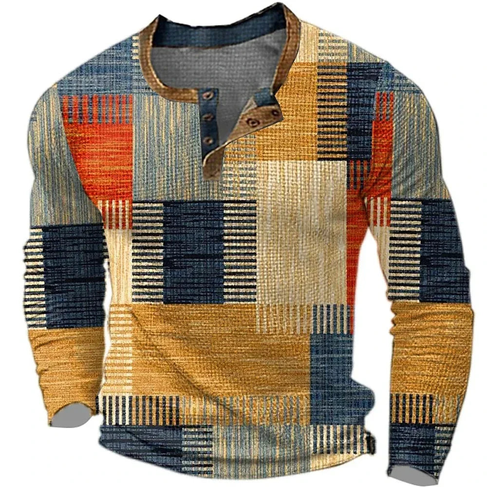 Leo™ | Camisa colorida de hombre con manga larga