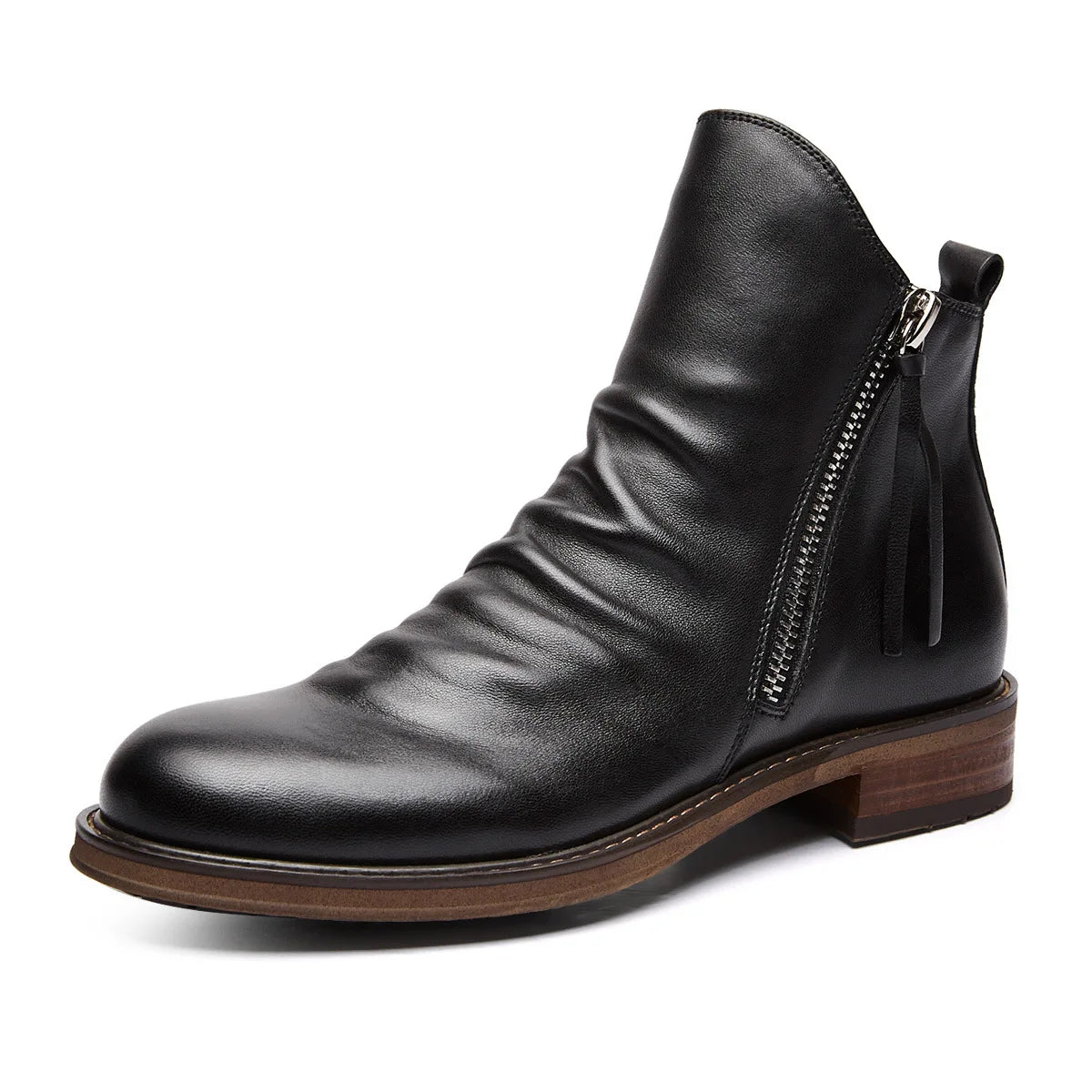 Botines Chelsea de piel