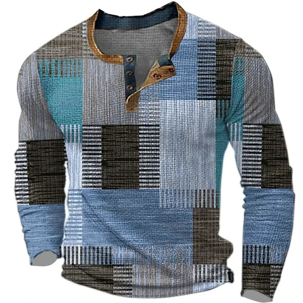 Leo™ | Camisa colorida de hombre con manga larga