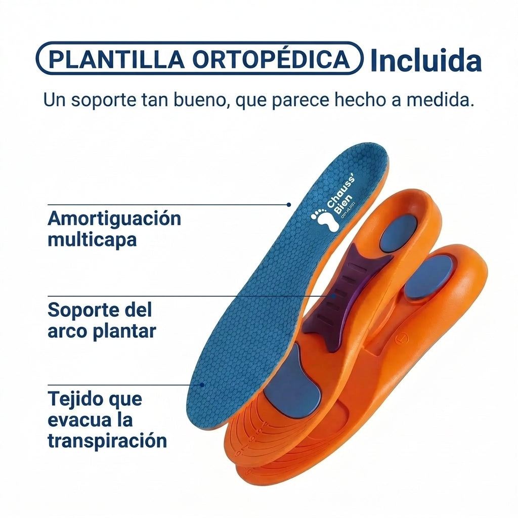 TrekPro™ | Zapatillas ortopédicas para caminar para hombre