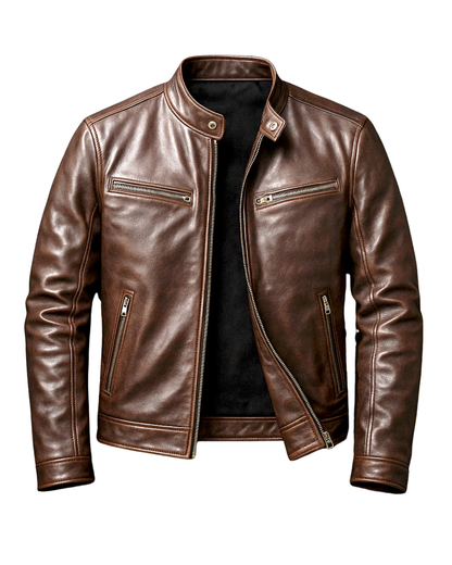 Chaqueta de cuero vintage
