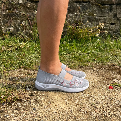 Flora™ | Zapatillas florales con comodidad ortopédica