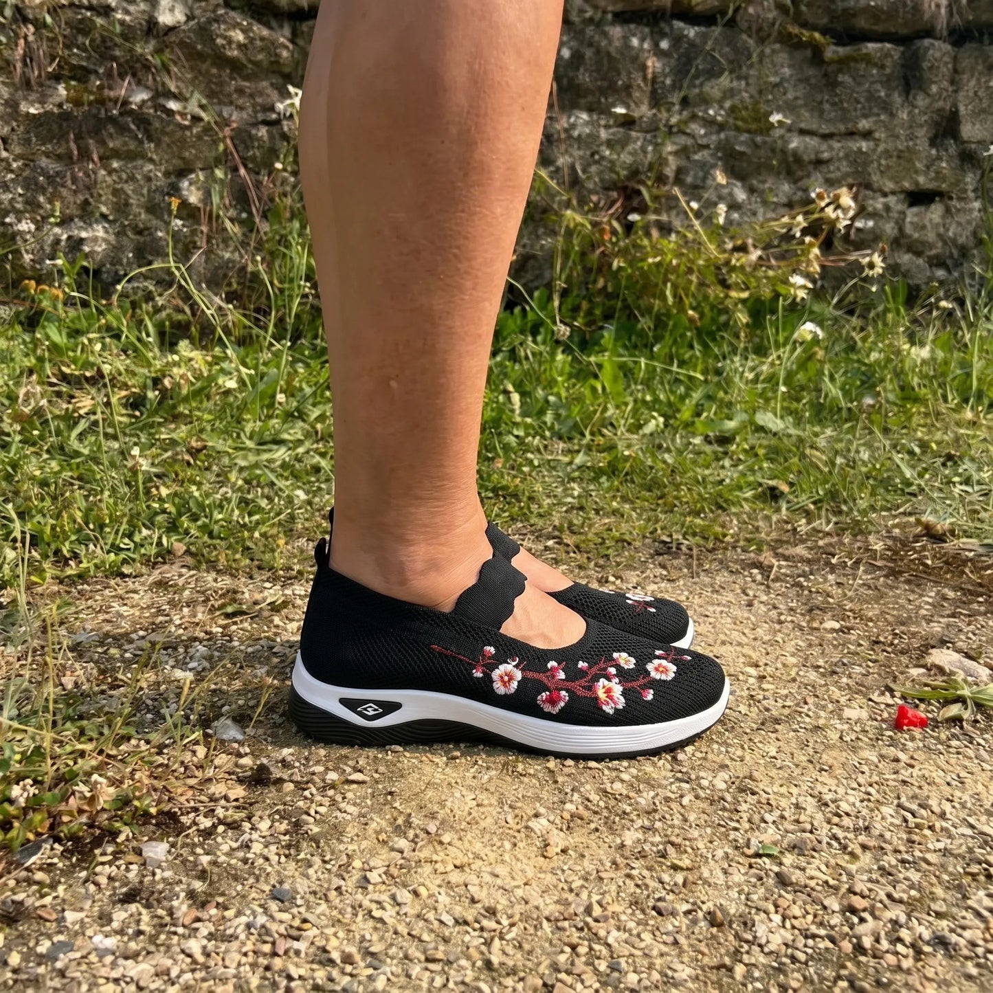Flora™ | Zapatillas florales con comodidad ortopédica