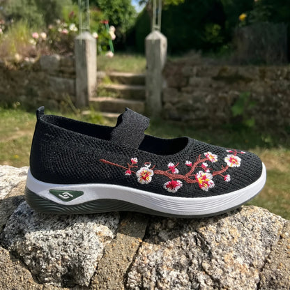 Flora™ | Zapatillas florales con comodidad ortopédica