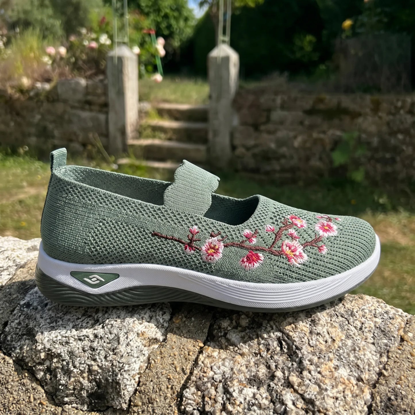 Flora™ | Zapatillas florales con comodidad ortopédica