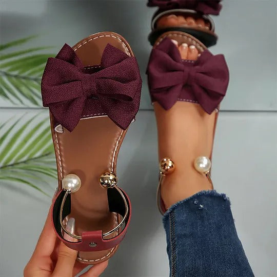 Lucía™ | Sandalias elegantes con detalle de perlas