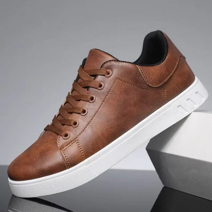 Zapatos casuales de piel para hombre