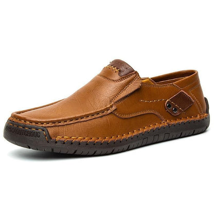 Piel de becerro transpirable. Zapatos de piel clásicos y cómodos para hombre