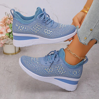 Zapatillas cómodas de malla transpirable